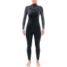 Гидрокостюм женский DAKINE WOMEN'S QUANTUM CHEST ZIP FULL SUIT 3/2mm Black/Grey Размер 12 DK22W32QZ (0604565597113)
